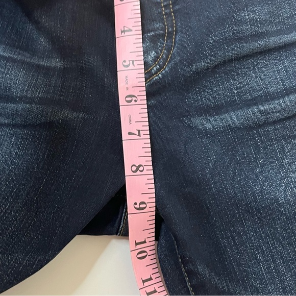 Pilcro and the Letterpress ‘Script’ Mid Rise Dark Wash Skinny Jeans Sz 26 - Picture 8 of 8